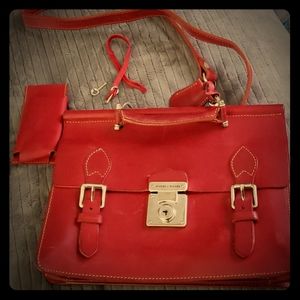 NEW Dooney & Bourke Deep Red Crossbody